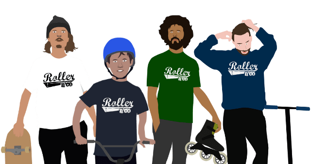 Le team Roller'n Co